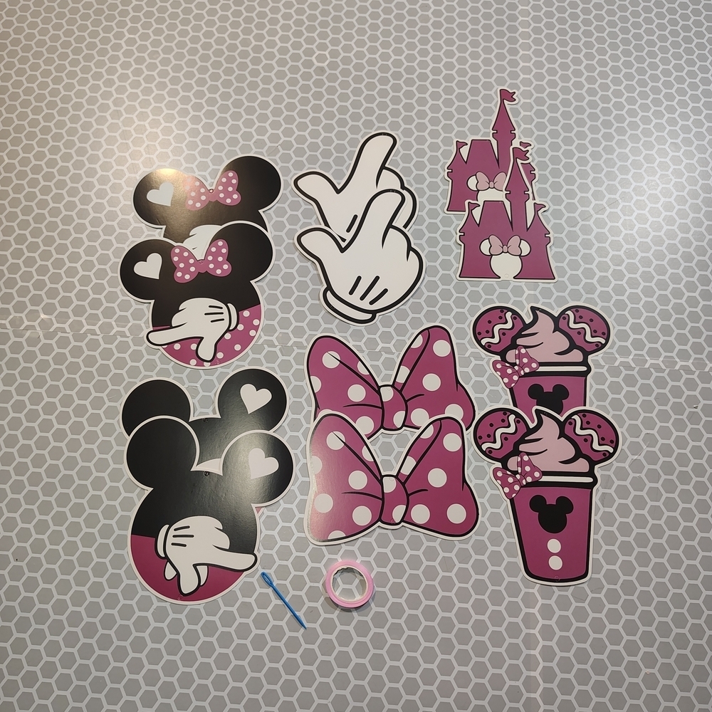 47-pcs Mouse Pink Birthday Party Decorations. - Picture 13 of 13